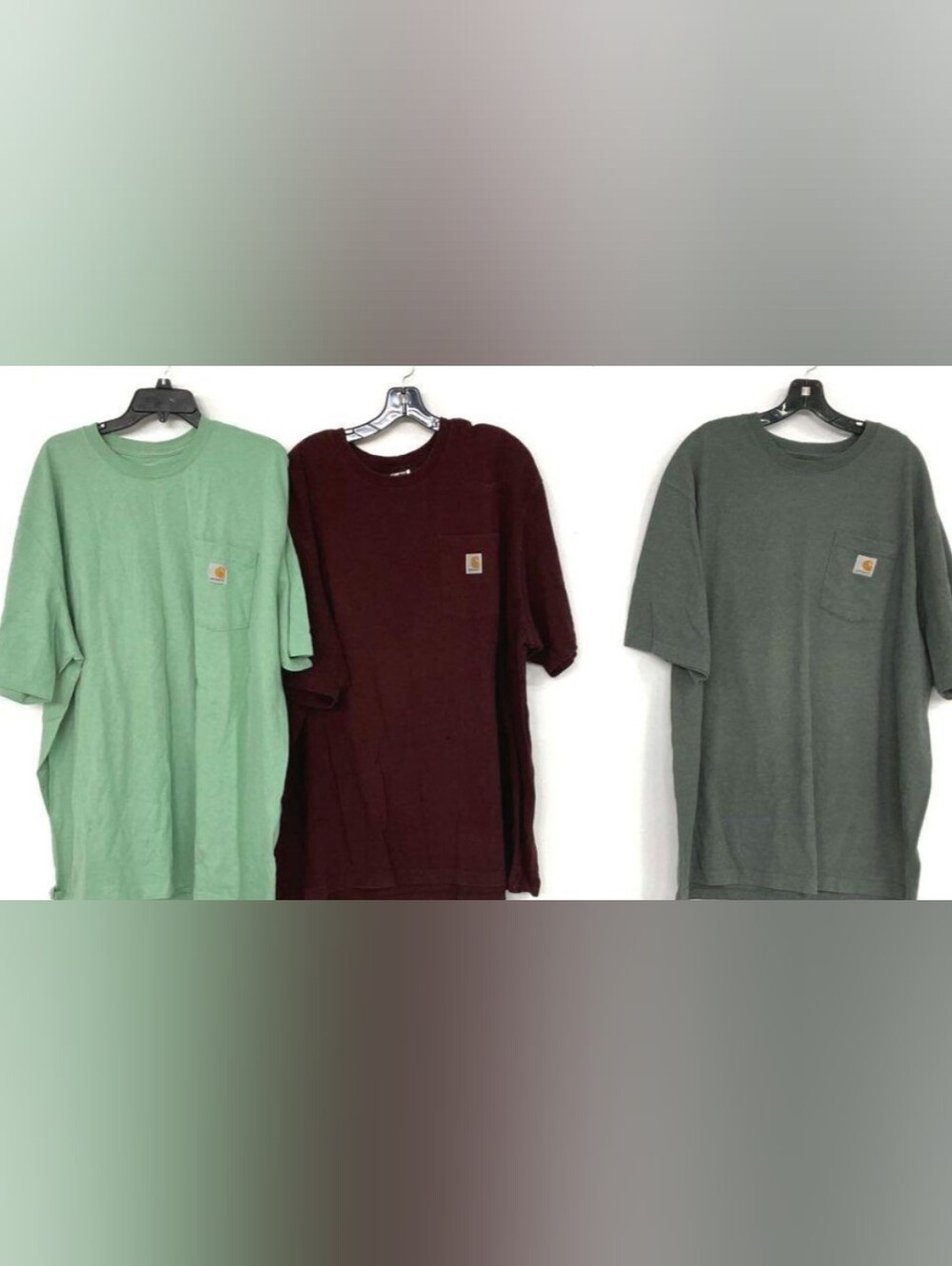 Carhartt Men's Heavyweight SS Pocket Tee 3PCs Lot Size 2XL